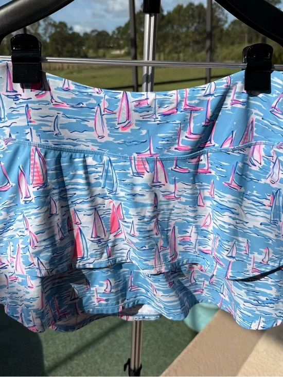 RARE PRINT!!! Lilly Pulitzer Skort Adlai Skort Boatylicious Print - Picture 2 of 4